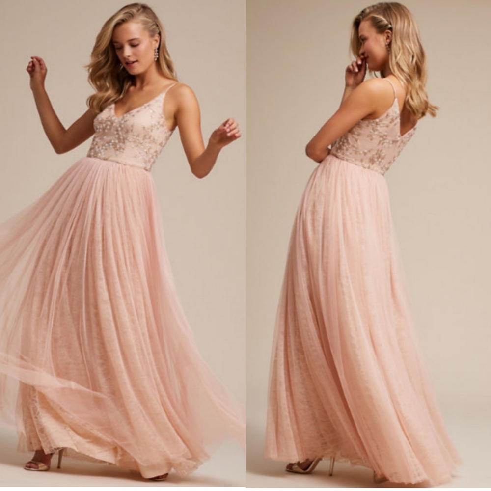 💯%Anthropologir  Adrianna Papell Cluny Dress